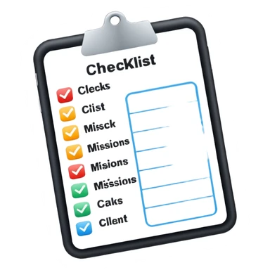 task to do or missions regarding a job role 📋✅ sticker