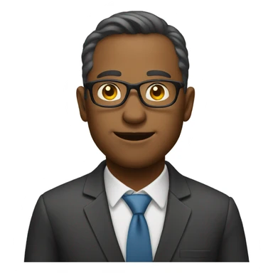 investor with spectacled sticker