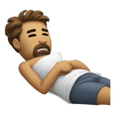 Tired good morning sticker