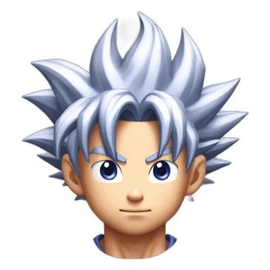 Ultra instinct goku sticker
