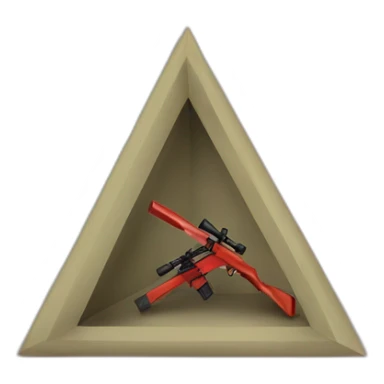 sniper big triangle red sticker