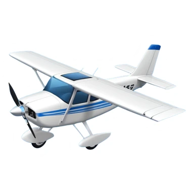 cessna 172 from above sticker