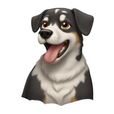 Perro fumando  sticker