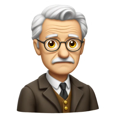 Old grumpy German teacher  sticker