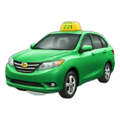 grab taxi sticker