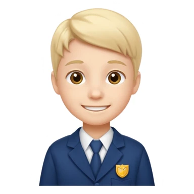 kid student School uniform sticker