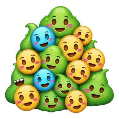 All the gross emojis combined sticker