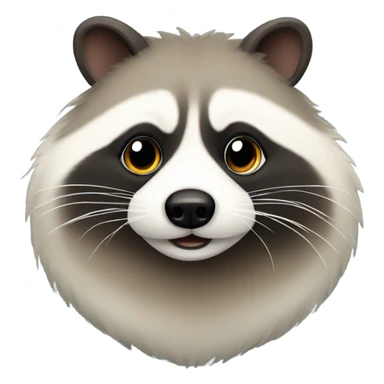 fat raccoon dog sticker
