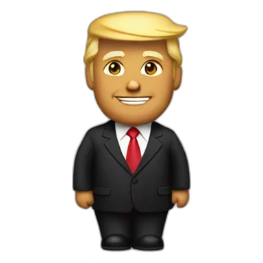 Donald trump black sticker