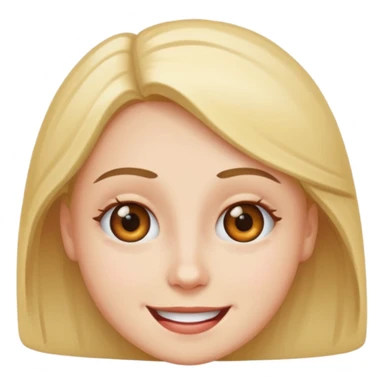 Eye roll while smiling sticker