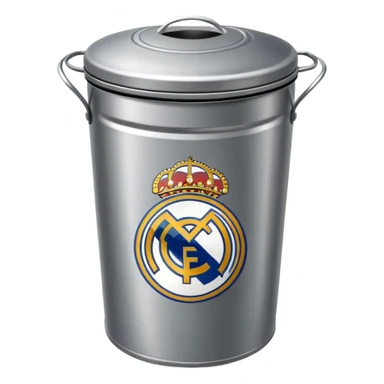 Real Madrid poubelle sticker