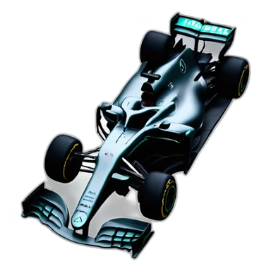 2020 mercedes F1 car black sticker