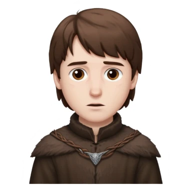 Bran Stark
 from Games of throne character face only front face sticker