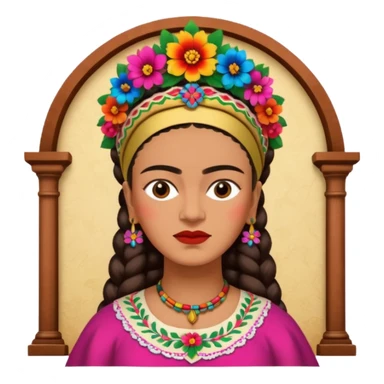 Frida Kahlo in church sticker