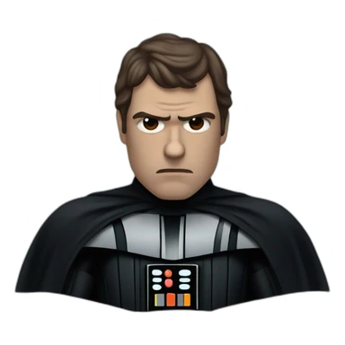 Darthvader sad sticker