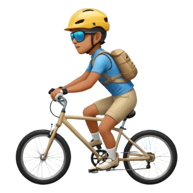 golden hour lakefront bike ride sticker