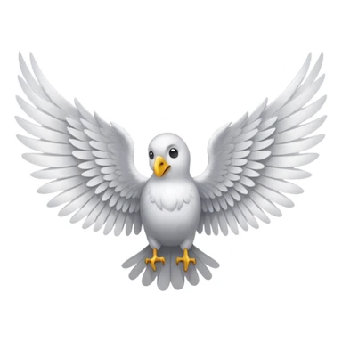 Pair of wings ,in a text copiable format sticker