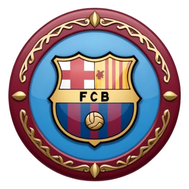Fc Barcelona badge sticker