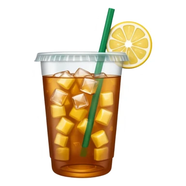 Starbucks iced tea lemonade with ice  sticker