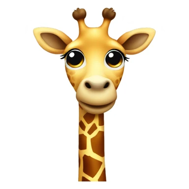 cute giraffe with sparkles around it sticker