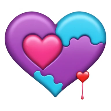 I love you in grafitti sticker