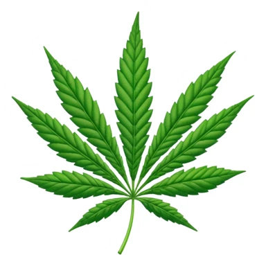 Hoja de marihuana sticker
