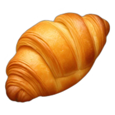 Croissant chocolate sticker