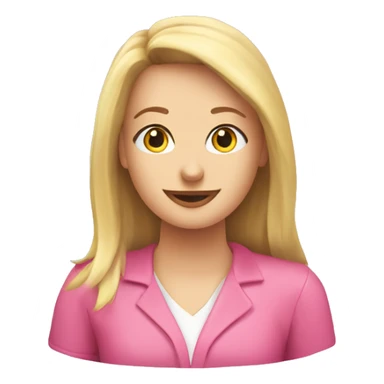 A pink note book which says on it Meredith Monthly  sticker