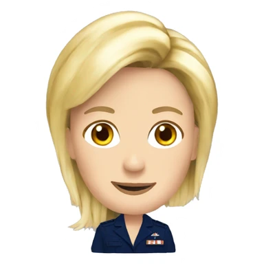 marine le pen sticker