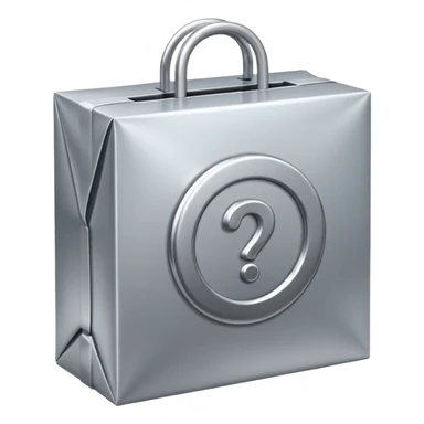 The percentage symbol on the package sticker