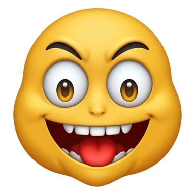 huge giant scary emoji sticker