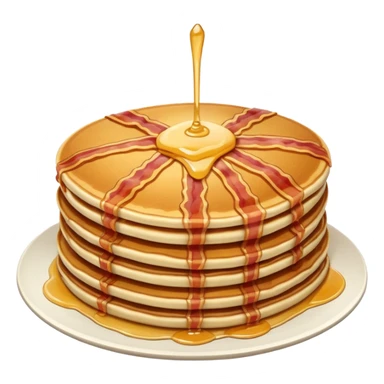 pancakes with meat sticker