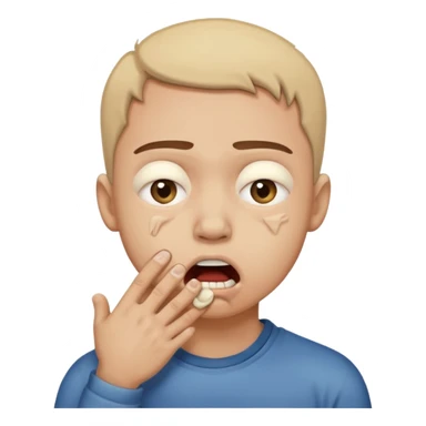 Make someone choke themselves like choking emote when you do smth wrong sticker