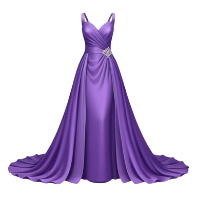 purple wedding dress sticker