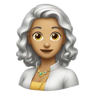 Gata con joyería  sticker