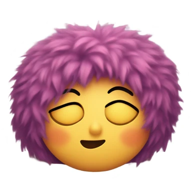 cartoon head buried in pillow sticker