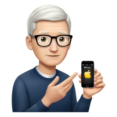 Tim Cook stellt das neue iPhone vor sticker