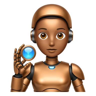 Create for me an image or emoji when an AI comes & changes the world of search engines. sticker
