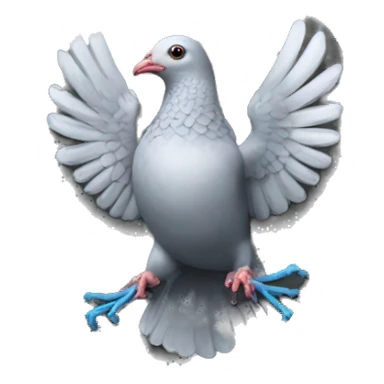 pigeon coat of arms sticker