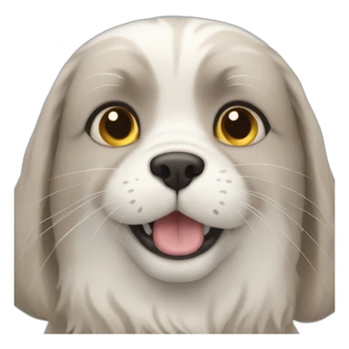 Cat whut dog sticker