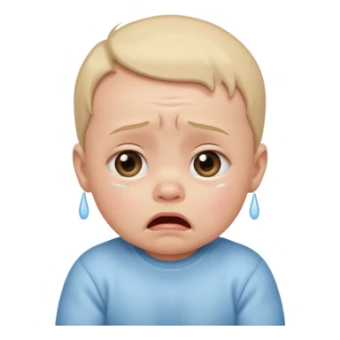 crying baby sticker