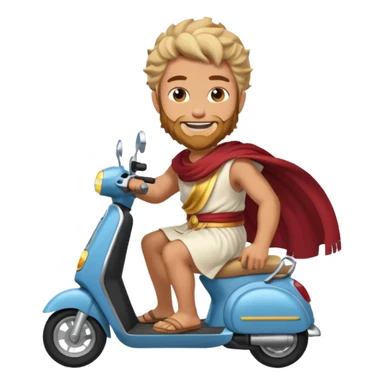 zeus god drive scooter sticker