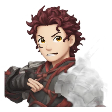 Tanjiro Kamado Demon SLayer sticker