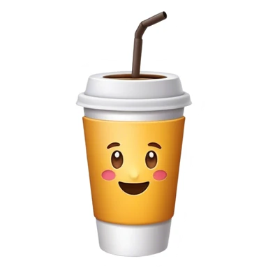 coffe cup to go with name Cofix sticker