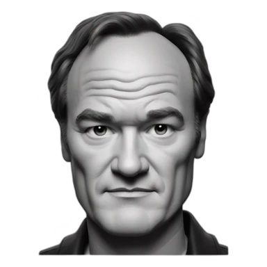 tarantino quentin portrait sticker