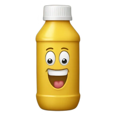 mustard squeeze bottle sticker