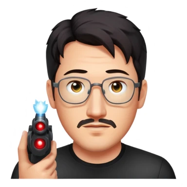 markiplier shooting lasers from his eyes sticker