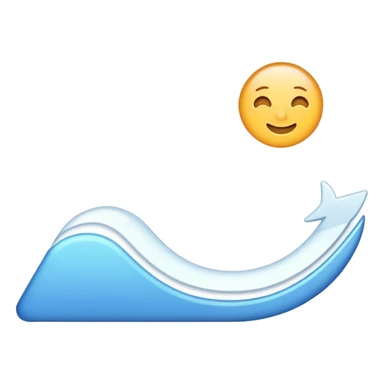 White line that is turning up sticker