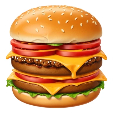 Spicy meat sandwich sticker