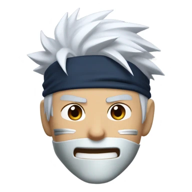 Kakashi riendose sticker